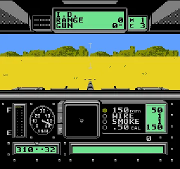 Garry Kitchen's Battletank (USA) screen shot game playing